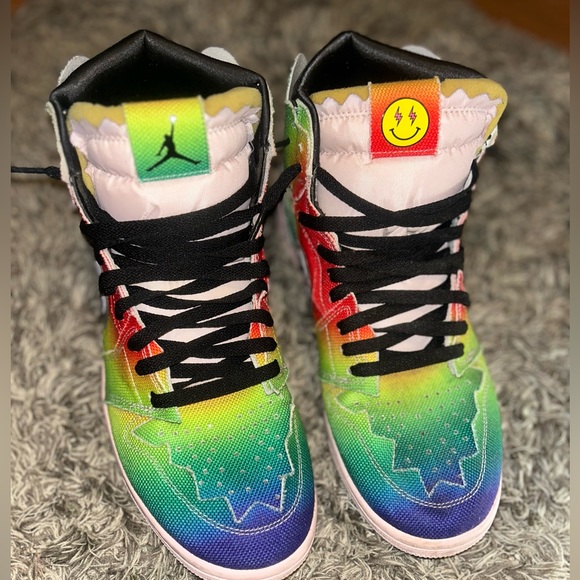 Retro J Balvin Jordan 1 “Colores Y Vibras” - Picture 2 of 7